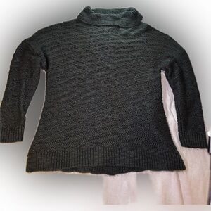 UpWest Charcoal Cowl Neck Sweater